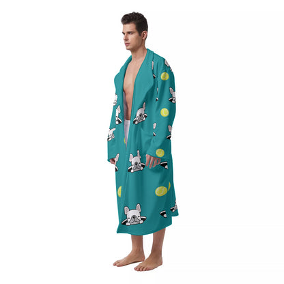 CHARLIE - Bathrobe for Men - Frenchie Bulldog Shop