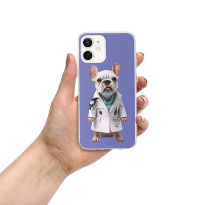 Frenchie the Doctor iPhone Case | Protective and Stylish