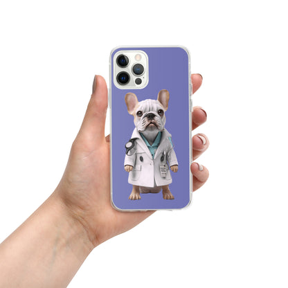 Frenchie the Doctor iPhone Case | Protective and Stylish