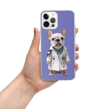 Frenchie the Doctor iPhone Case | Protective and Stylish