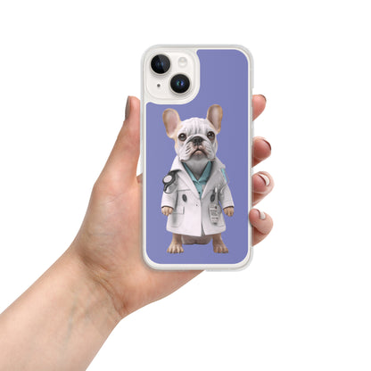 Frenchie the Doctor iPhone Case | Protective and Stylish