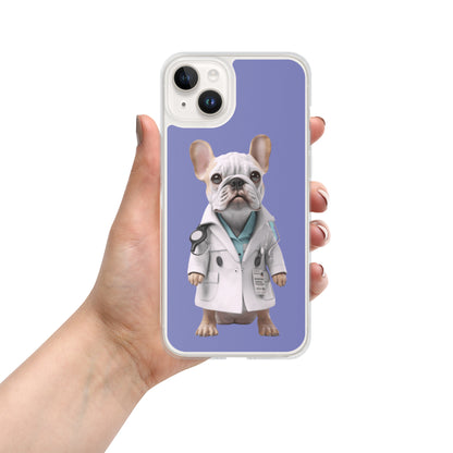 Frenchie the Doctor iPhone Case | Protective and Stylish