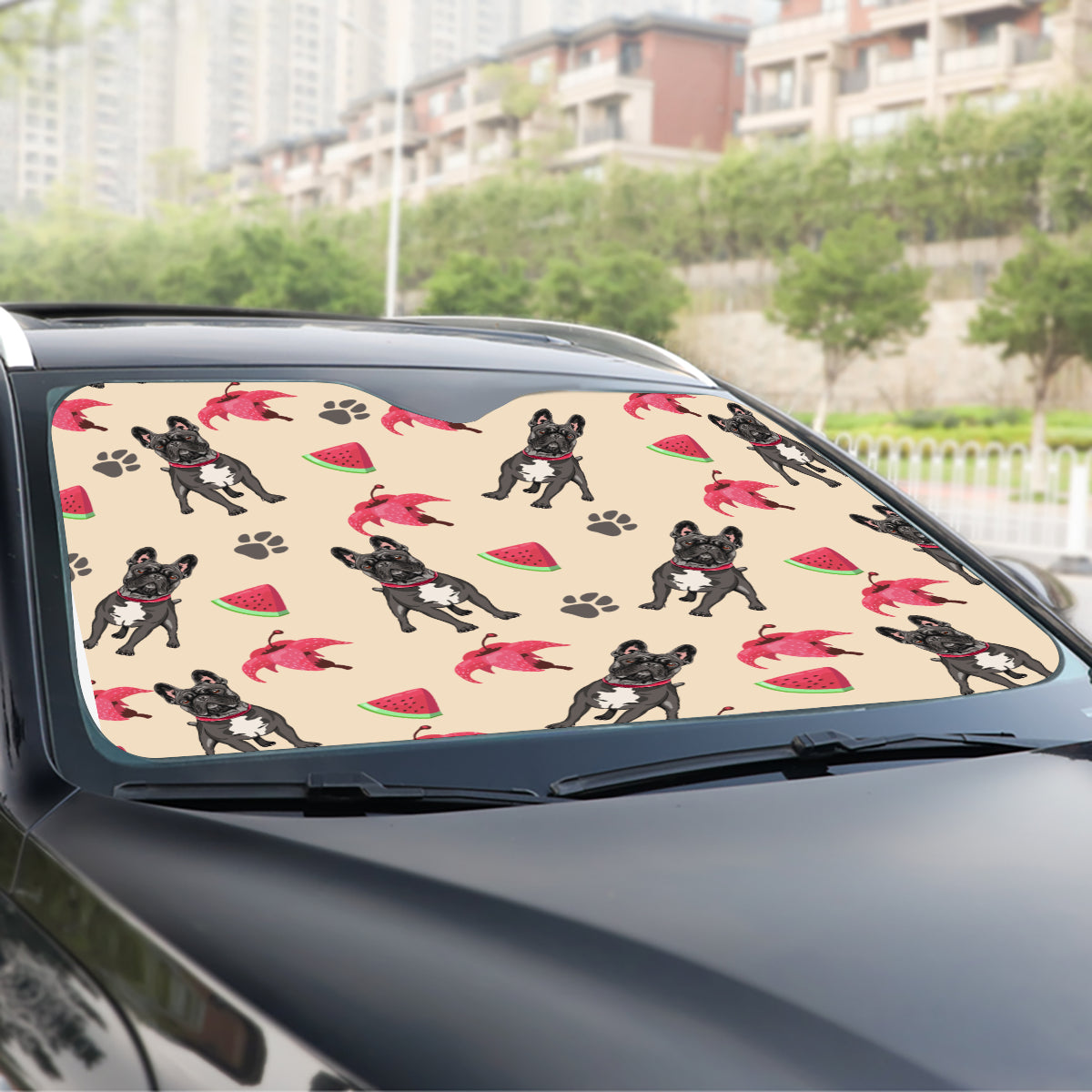 ARYA - Auto Sun Shades - Frenchie Bulldog Shop