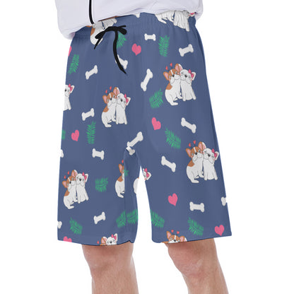 ODIE - Men's Beach Shorts - Frenchie Bulldog Shop