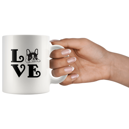 I love Frenchie - Mug - Frenchie Bulldog Shop