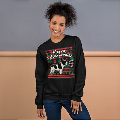 Merry Woofmas - Unisex Sweatshirt - Frenchie Bulldog Shop