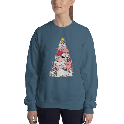 frenchie tree - Unisex Sweatshirt - Frenchie Bulldog Shop