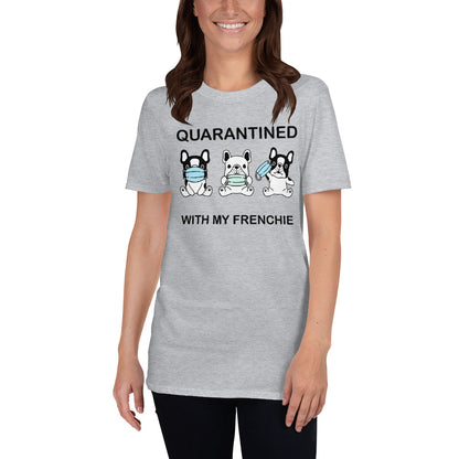 With My Frenchie - Short-Sleeve Unisex T-Shirt - Frenchie Bulldog Shop