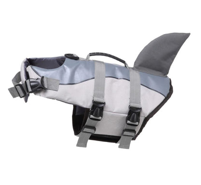 Jacket Swimwear for French bulldogs : Shark life vest (WS57) - Frenchie Bulldog Shop