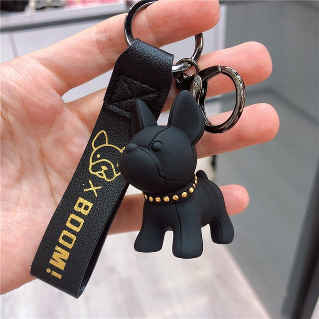 Free Shipping Luxury Frenchie Keychain