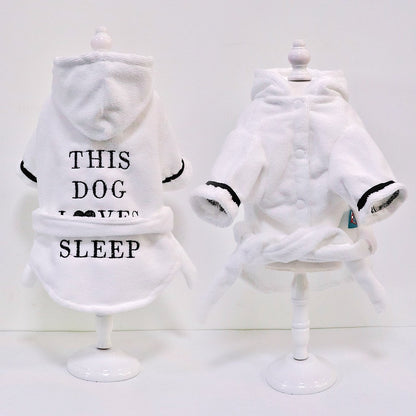 Bathrobe for French Bulldog (WS58) - Frenchie Bulldog Shop