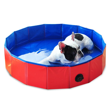 PoolMax TM : Foldable Swimming Pool for pet (cs12) - Frenchie Bulldog Shop