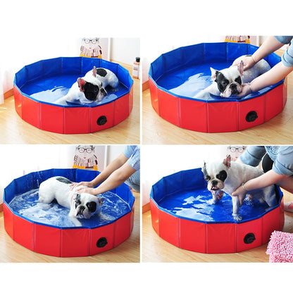 PoolMax TM : Foldable Swimming Pool for pet (cs12) - Frenchie Bulldog Shop