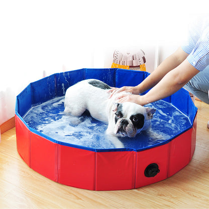 PoolMax TM : Foldable Swimming Pool for pet (cs12) - Frenchie Bulldog Shop