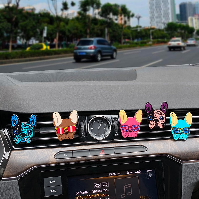 Floruit Car Air Fresheners Vent Clips French Bulldog Cute Car Accessories  for Men & Women Car Aromatherapy Diffuser Car Diffusers for Essential Oils  (Gold) - Yahoo Shopping