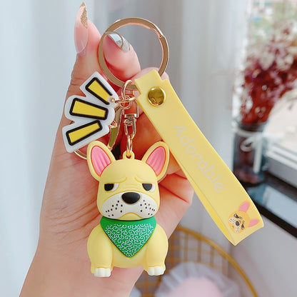 Stylish French Bulldog Keychain (WS309) - Frenchie Bulldog Shop