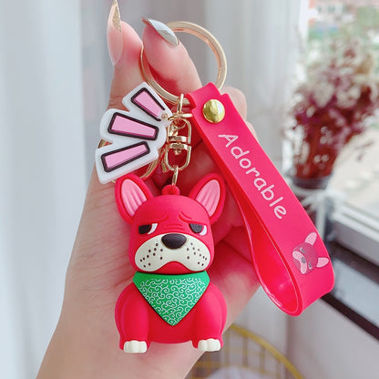 Stylish French Bulldog Keychain (WS309) - Frenchie Bulldog Shop