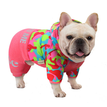 Warm Winter Jumpsuits for French Bulldog (WS302) - Frenchie Bulldog Shop