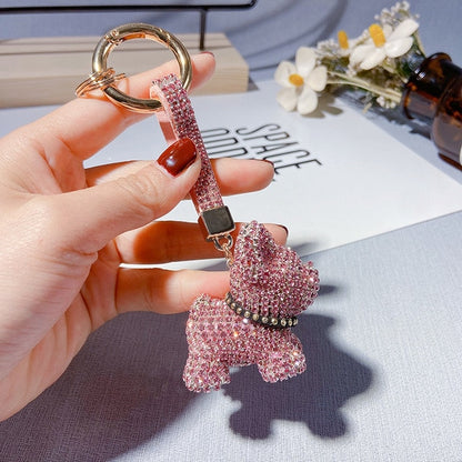 Luxury French Bulldog Keychain - Frenchie Bulldog Shop