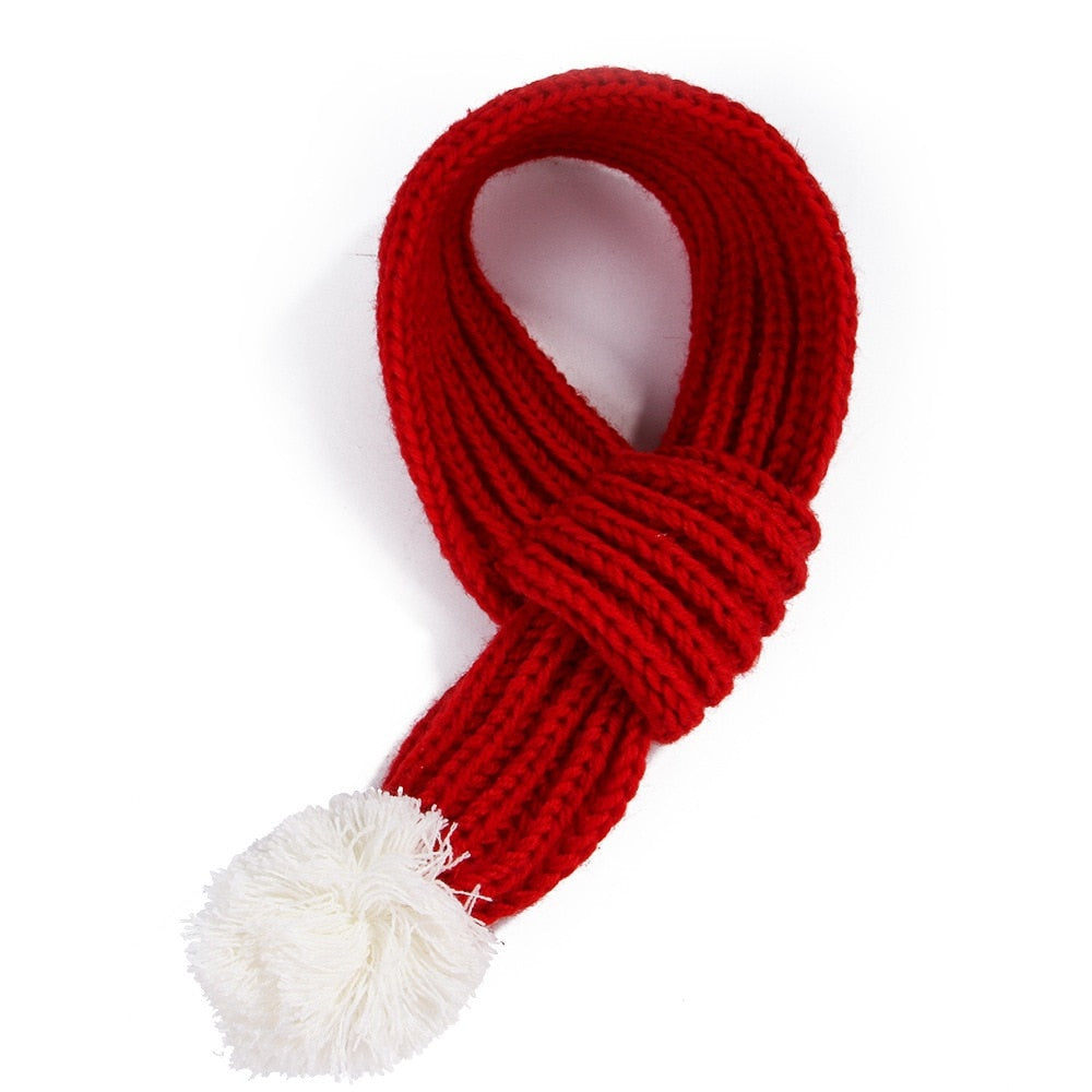 Christmas Knit Scarf for French Bulldog - Frenchie Bulldog Shop