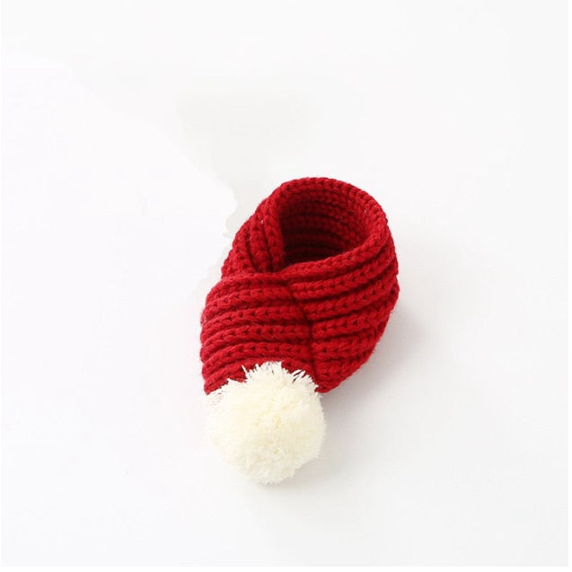 Christmas Knit Scarf for French Bulldog - Frenchie Bulldog Shop