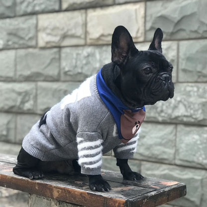 Knitted Winter Sweater for French Bulldog (WS313) - Frenchie Bulldog Shop