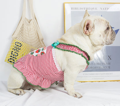 Queen Vest Skirt Frenchie Summer Dress (W318) - Frenchie Bulldog Shop