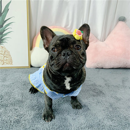 Queen Vest Skirt Frenchie Summer Dress (W318) - Frenchie Bulldog Shop