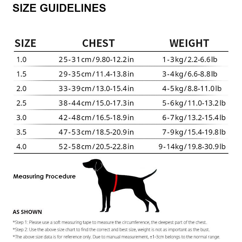 Harness size for french bulldog hotsell