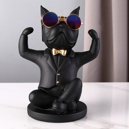 French Bulldog Figurines Cup Holder - Frenchie Bulldog Shop