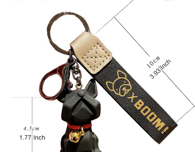 Frenchie Punk Key Chain – Unique Bag Pendant for Stylish