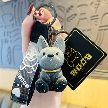 French Bulldog Key Pendant Colorful Keyring (WJ132) - Frenchie Bulldog Shop