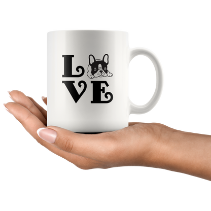 I love Frenchie - Mug - Frenchie Bulldog Shop